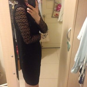 Zara Basic black dress